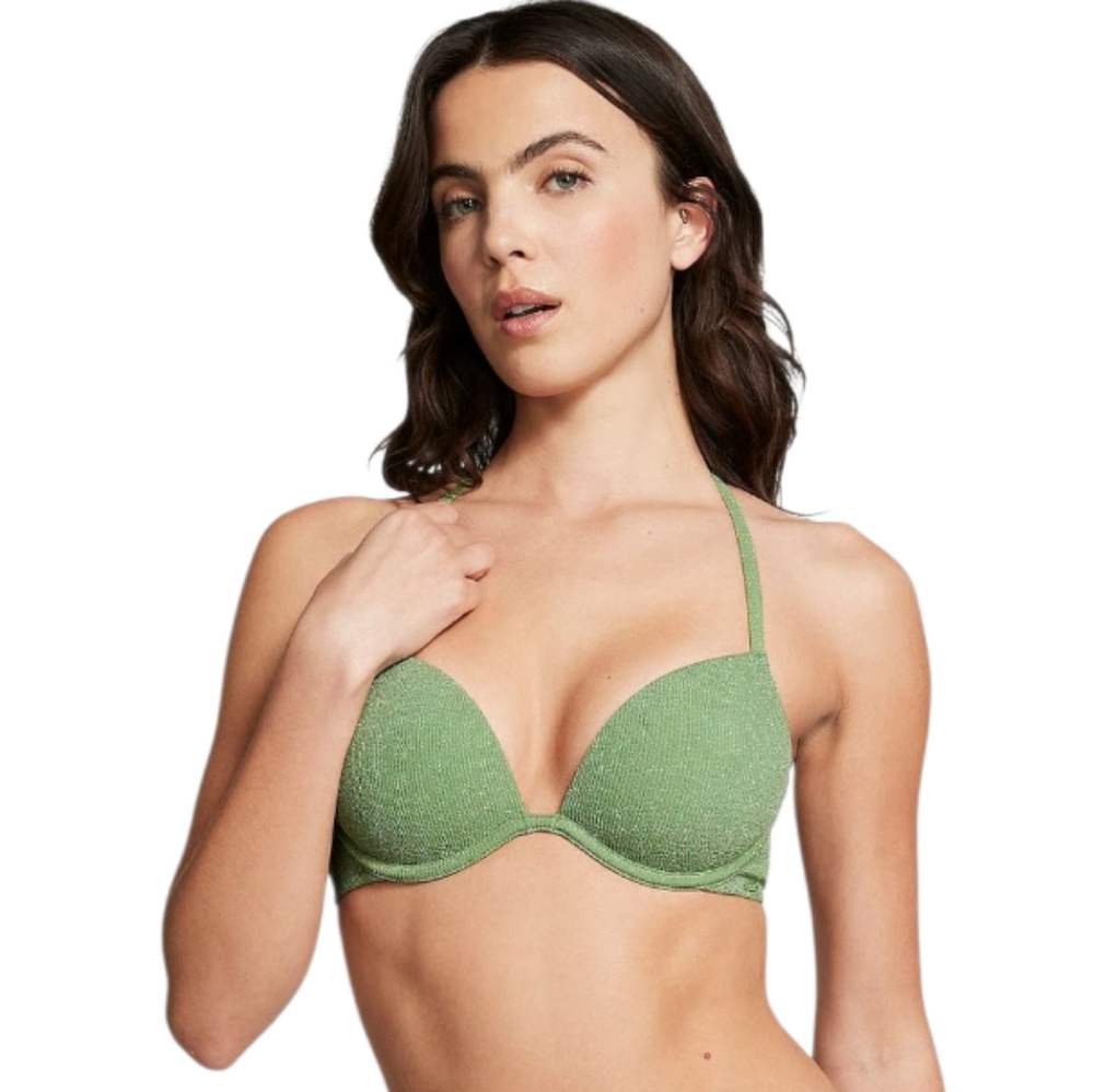 PINK Victoria's Secret Super Push-Up Underwire Bikini Top